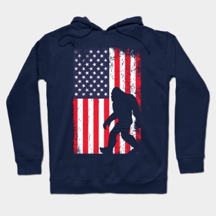 Bigfoot USA Flag Hoodie